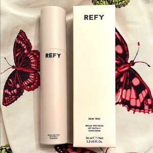 Brand New REFY Skin Trio SPF 50 Sunscreen Brightening Hydrating Primer Prep
